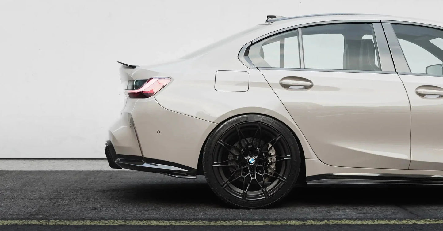BMW M3 G80 Saloon & 3 Series G20 EVO - S Gloss Black Rear Spoiler Lip by ZAERO (2021+) - Evolve Automotive