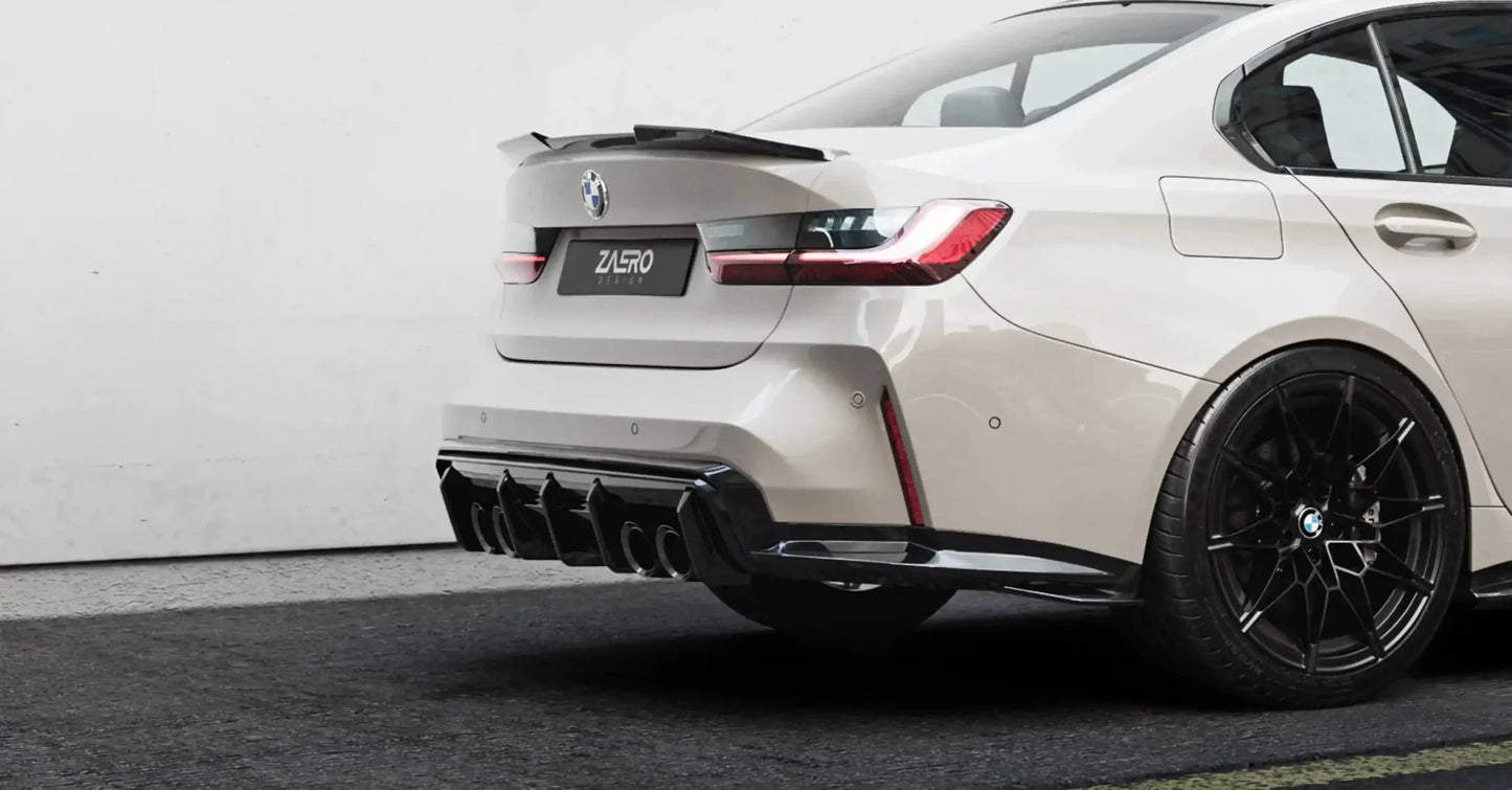 BMW M3 G80 Saloon Gloss Black Body Kit by ZAERO - Evolve Automotive