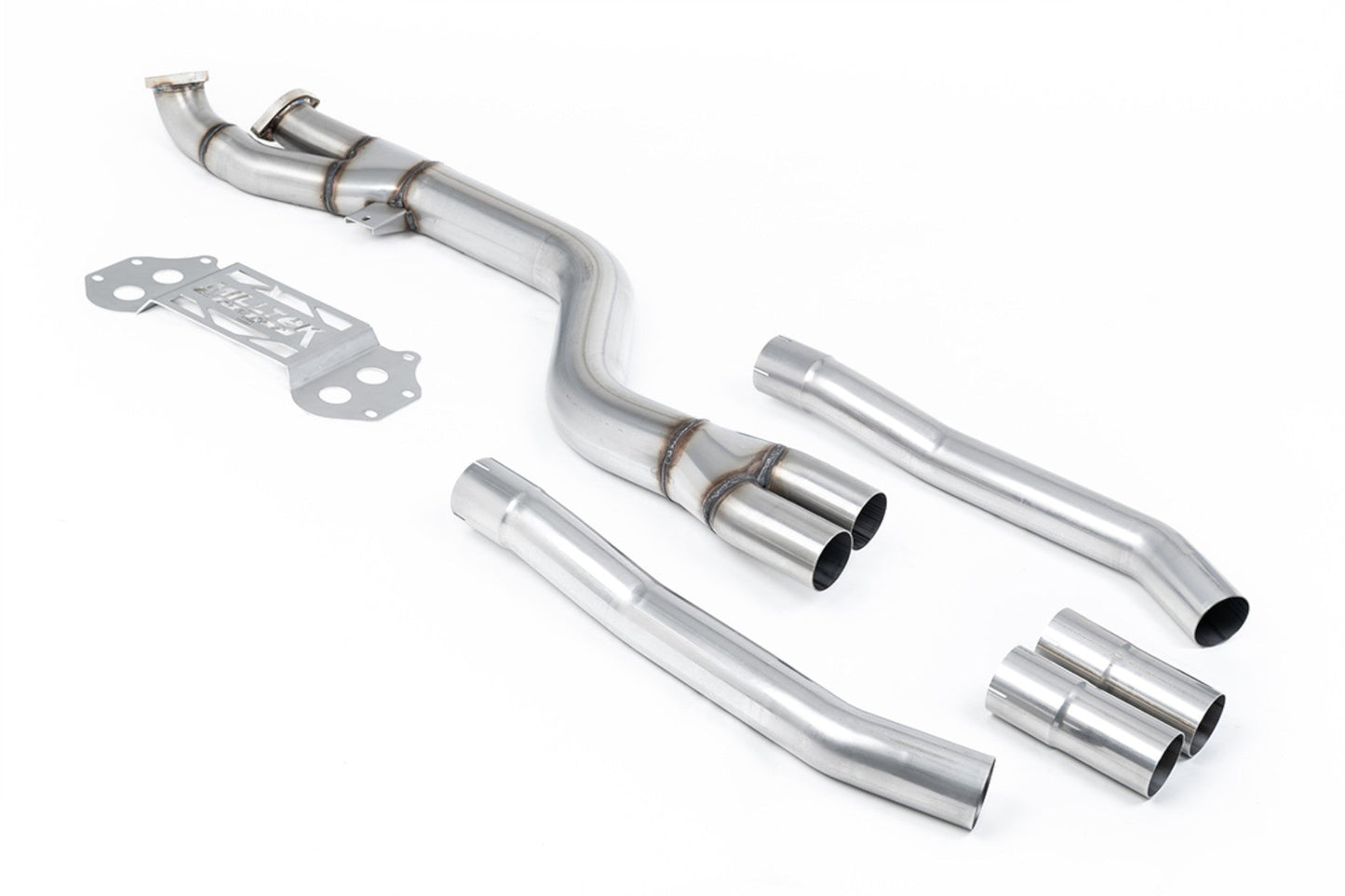 Milltek OPF/GPF Bypass Non - Resonated (Louder) Single Pipe For OE Axle Back Only - BMW G80 | G81 M3 | G82 M4 - Evolve Automotive