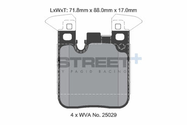 Pagid Street + Rear Brake Pads - BMW F10 M5 | F12 | F13 M6 - Evolve Automotive