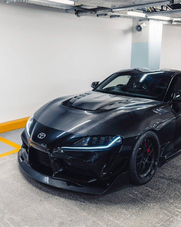 Toyota Supra Mk5 Carbon Fibre ID - 23 Front Splitter (2019+) - Evolve Automotive