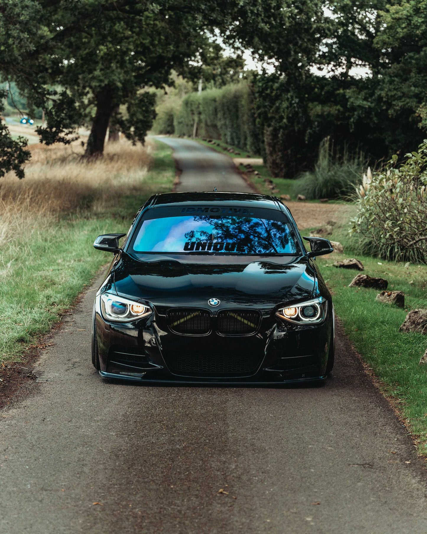 BMW 1 Series F20 Pre - LCI EVO - 1 Gloss Black Front Splitter by ZAERO (2011 - 2015) - Evolve Automotive