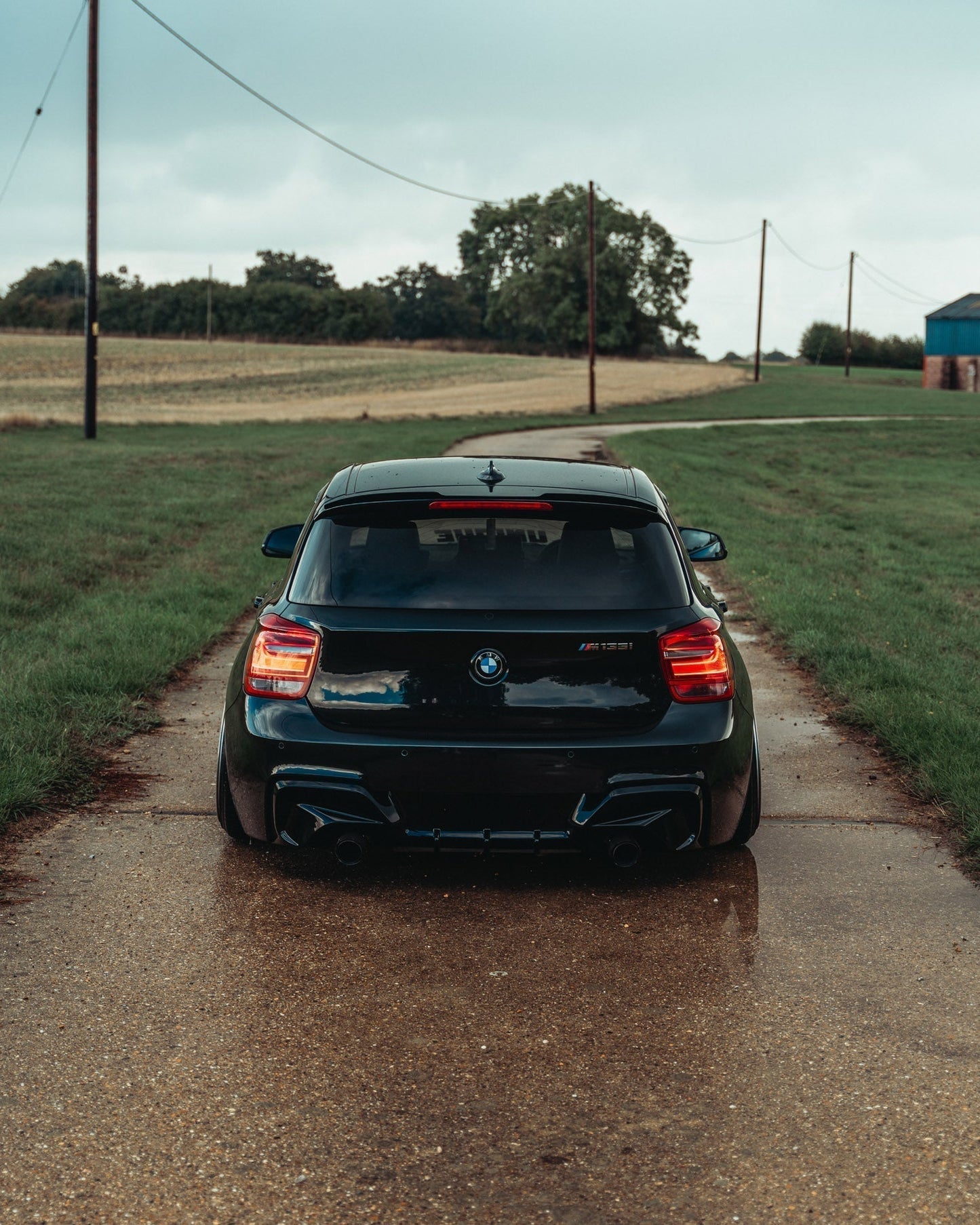 BMW 1 Series & M135i F20 F21 Pre - LCI EVO - 1 Gloss Black Rear Diffuser by ZAERO (2011 - 2015) - Evolve Automotive