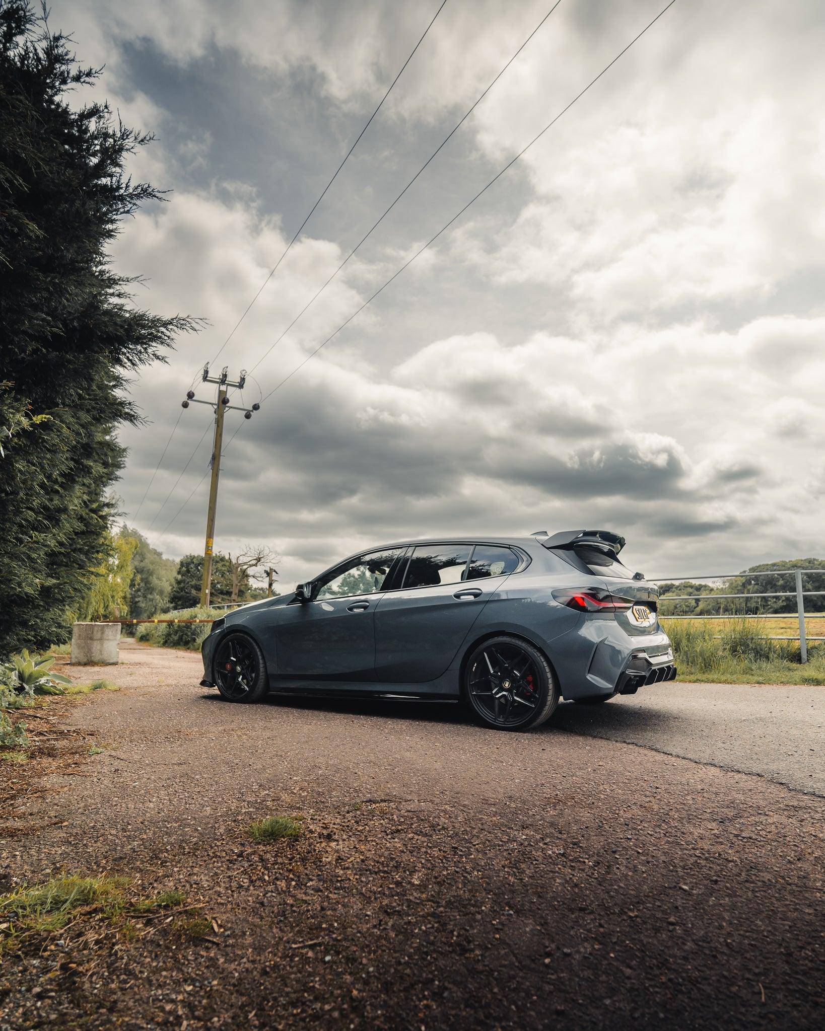 BMW 1 Series, M135i F40 & F70 Gloss Black Performance Rear Wing Spoiler (2019+) - Evolve Automotive