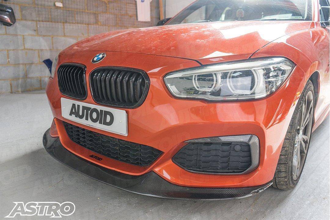 BMW 1 Series, M135i & M140i F20 F21 LCI Carbon Fibre GTS Front Splitter (2015 - 2019) - Evolve Automotive