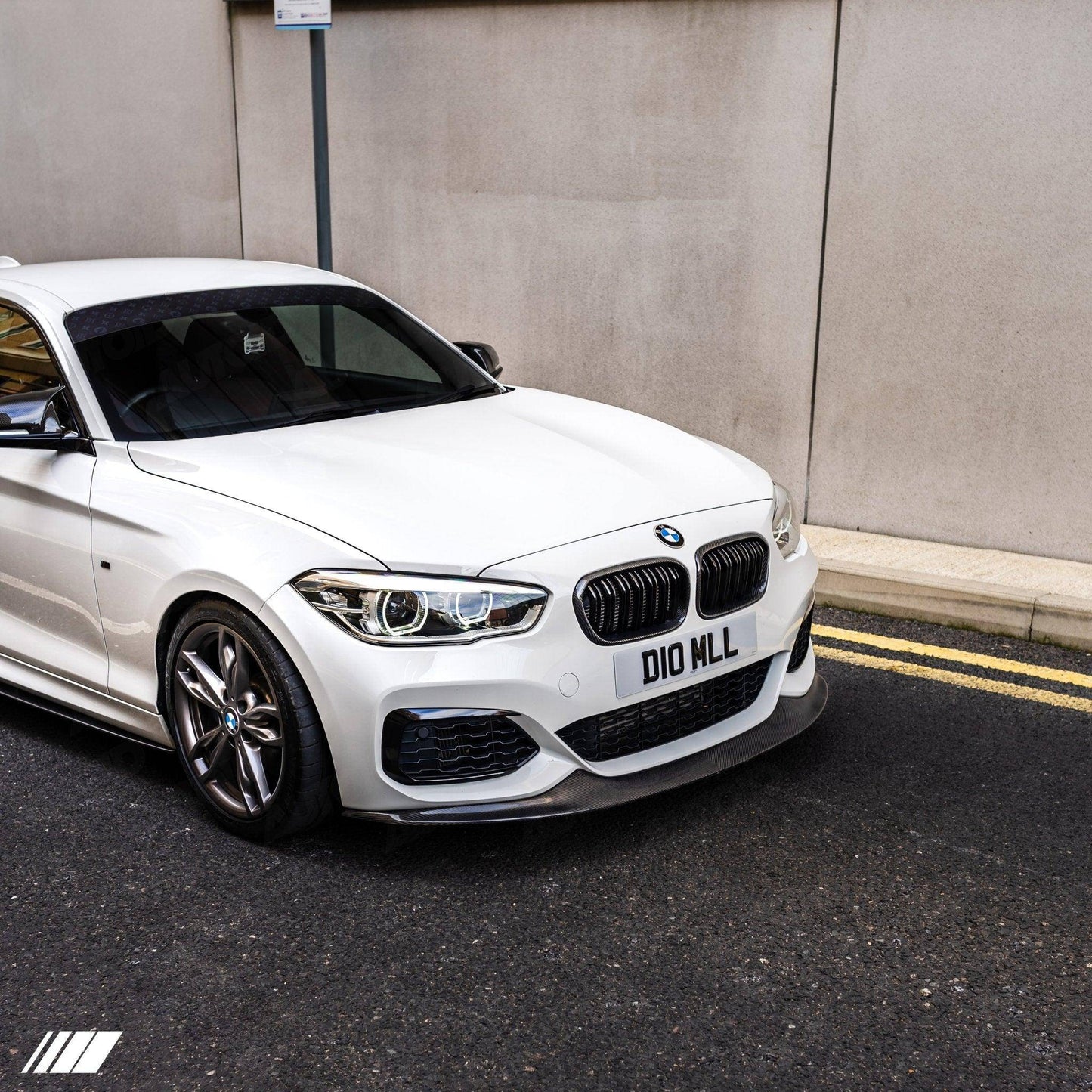 BMW 1 Series, M135i & M140i F20 F21 LCI Carbon Fibre GTS Front Splitter (2015 - 2019) - Evolve Automotive