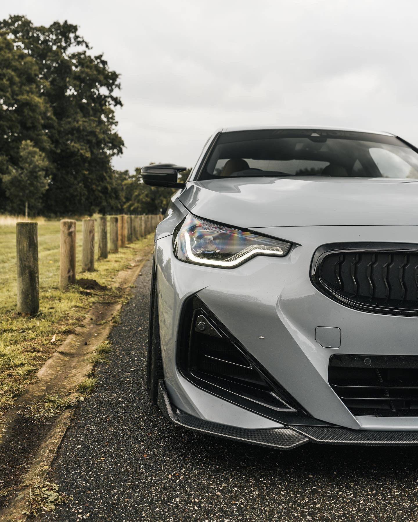 BMW 2 Series M Sport & M240i G42 Carbon Fibre Front Splitter (2021+) - Evolve Automotive