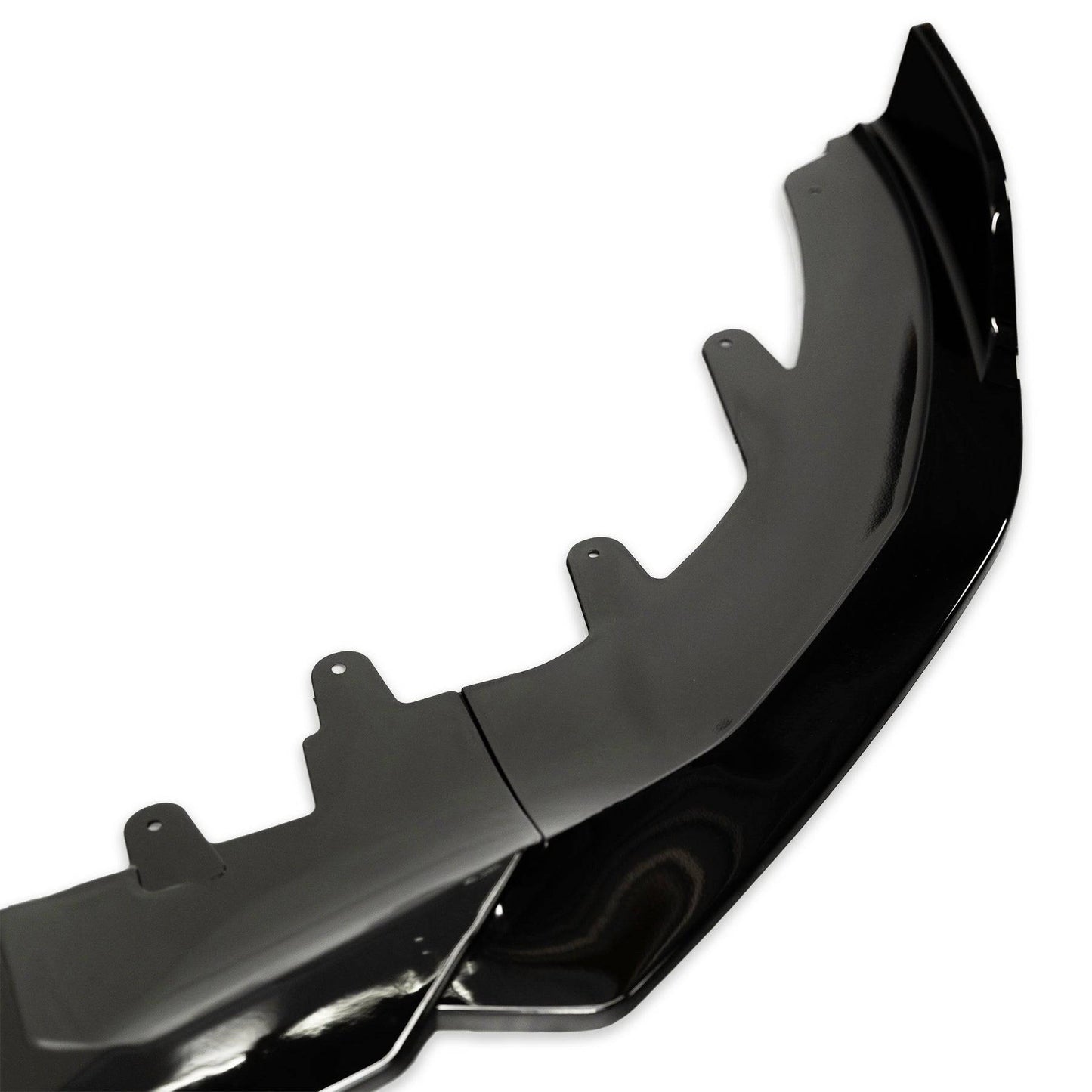 BMW 2 Series & M240i G42 Gloss Black Front Splitter (2021+) - Evolve Automotive