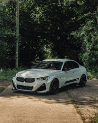 BMW 2 Series & M240i G42 Gloss Black Full Length Side Skirts (2021+) - Evolve Automotive