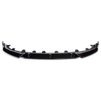 BMW iX3, X3 LCI G01 & X4 LCI G02 Gloss Black Competition Front Splitter (2021+) - Evolve Automotive
