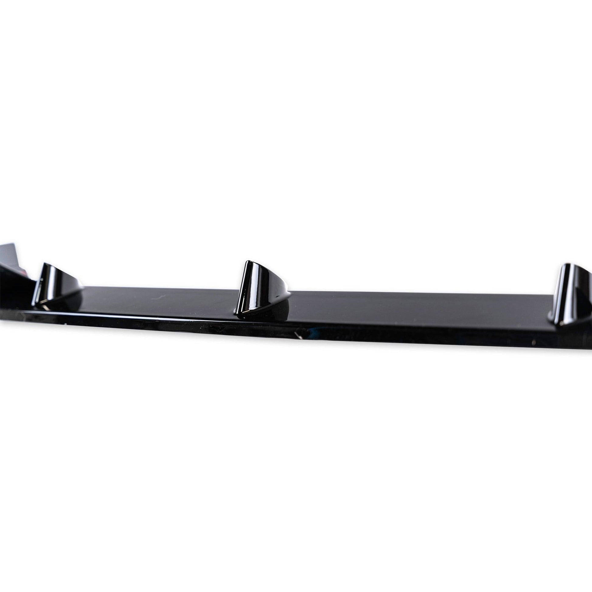 BMW iX3, X3 LCI G01 & X4 LCI G02 Gloss Black Competition Front Splitter (2021+) - Evolve Automotive