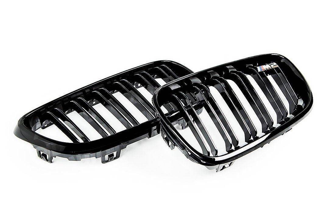 BMW M2 F87 & 2 Series, M235i, M240i F22 F23 Gloss Black Kidney Grilles (2014 - 2020) - Evolve Automotive