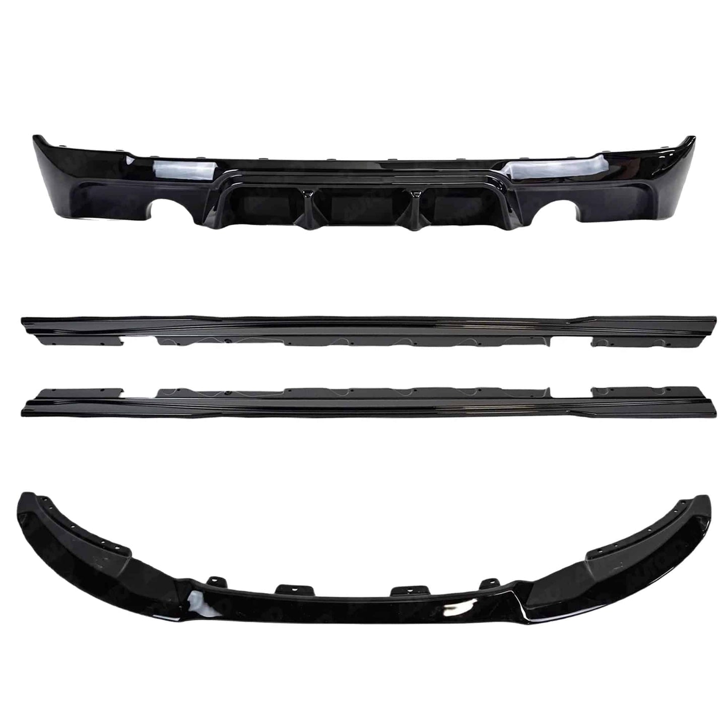 BMW M235i & M240i F22 F23 EVO - 1 Gloss Black Body Kit by ZAERO (2014 - 2019) - Evolve Automotive