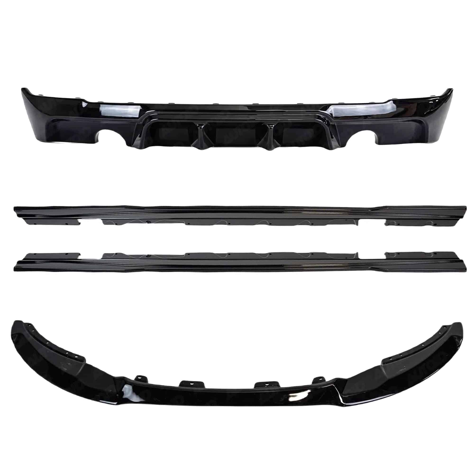 BMW M235i & M240i F22 F23 EVO - 1 Gloss Black Body Kit by ZAERO (2014 - 2019) - Evolve Automotive