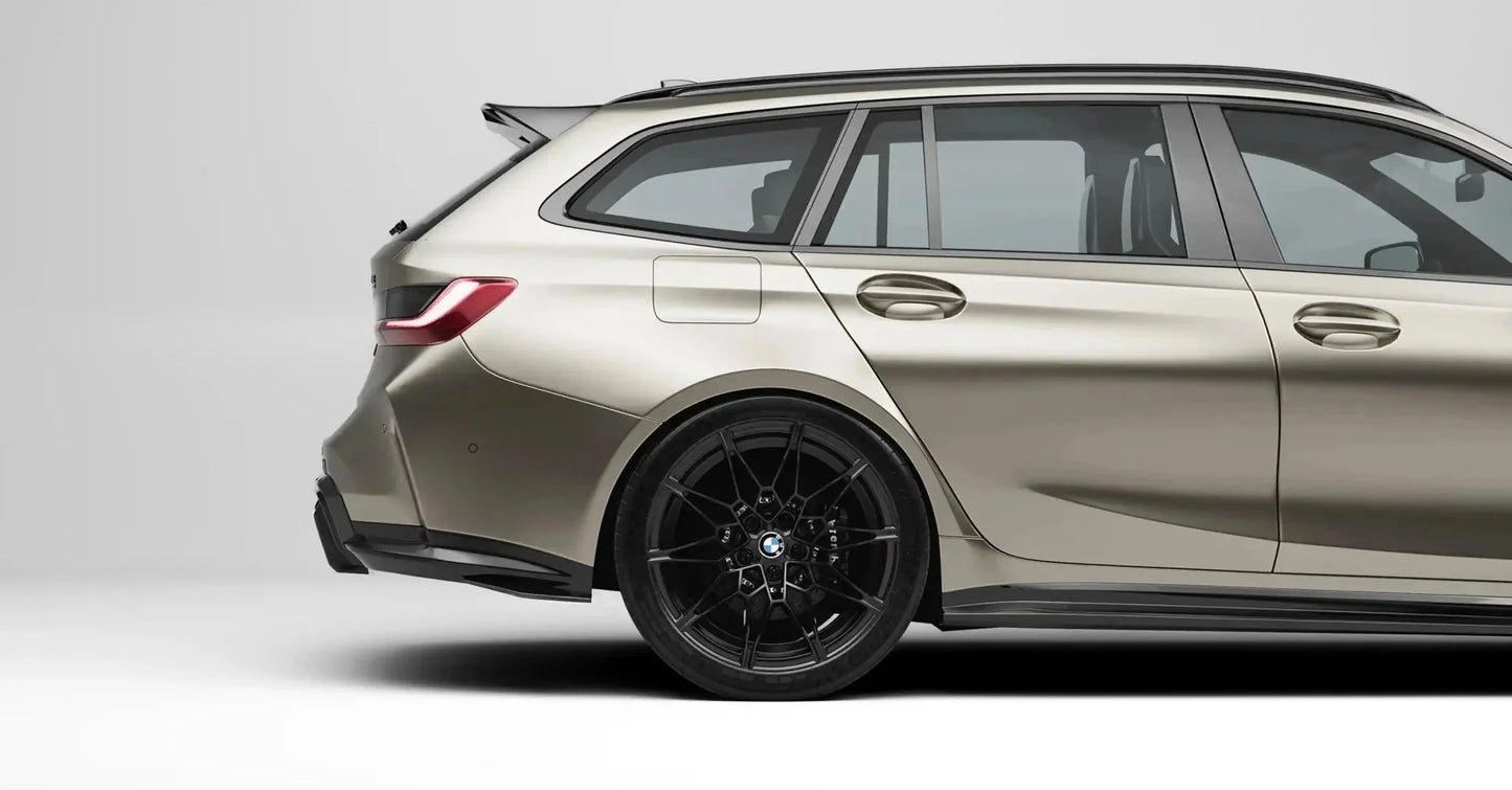 BMW M3 G80 G81 EVO - S Gloss Black Diffuser Extensions by ZAERO (2021+) - Evolve Automotive