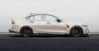 BMW M3 G80 G81 EVO - S Gloss Black Diffuser Extensions by ZAERO (2021+) - Evolve Automotive