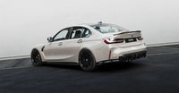 BMW M3 G80 G81 EVO - S Gloss Black Diffuser Extensions by ZAERO (2021+) - Evolve Automotive