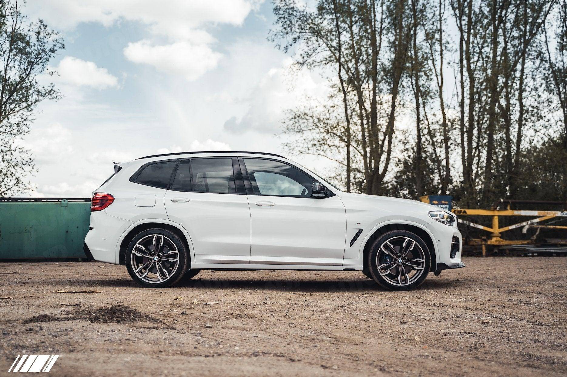 BMW X3 G01 & X4 G02 Pre - LCI Carbon Fibre Competition Front Splitter (2017 - 2021) - Evolve Automotive