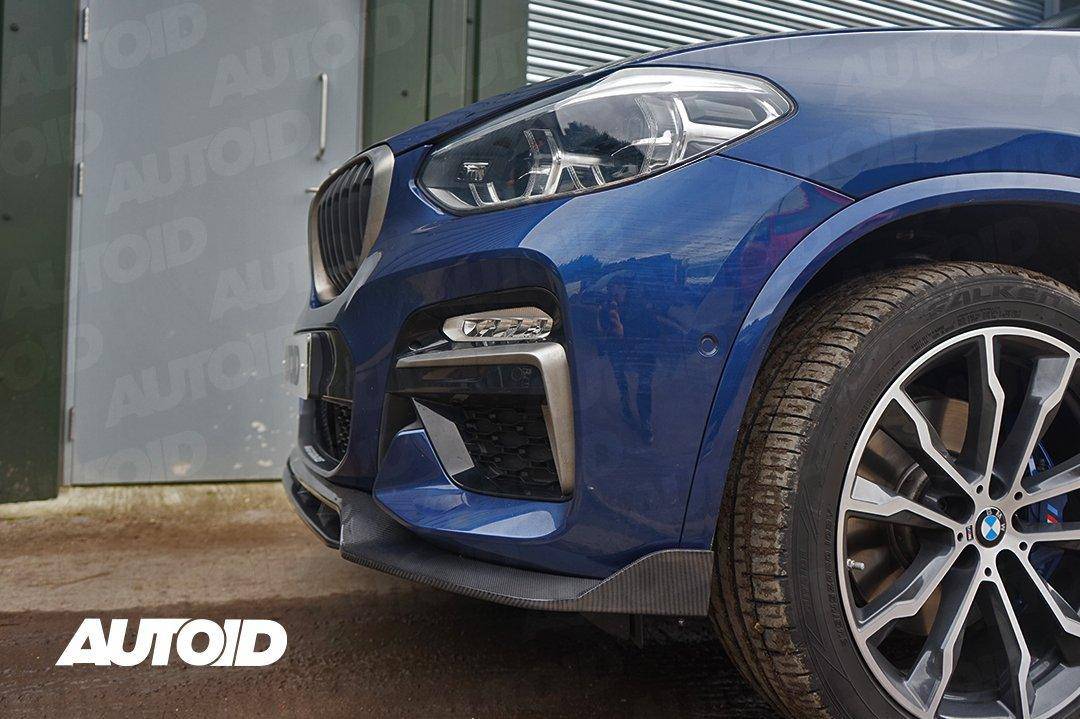 BMW X3 G01 & X4 G02 Pre - LCI Carbon Fibre Competition Front Splitter (2017 - 2021) - Evolve Automotive