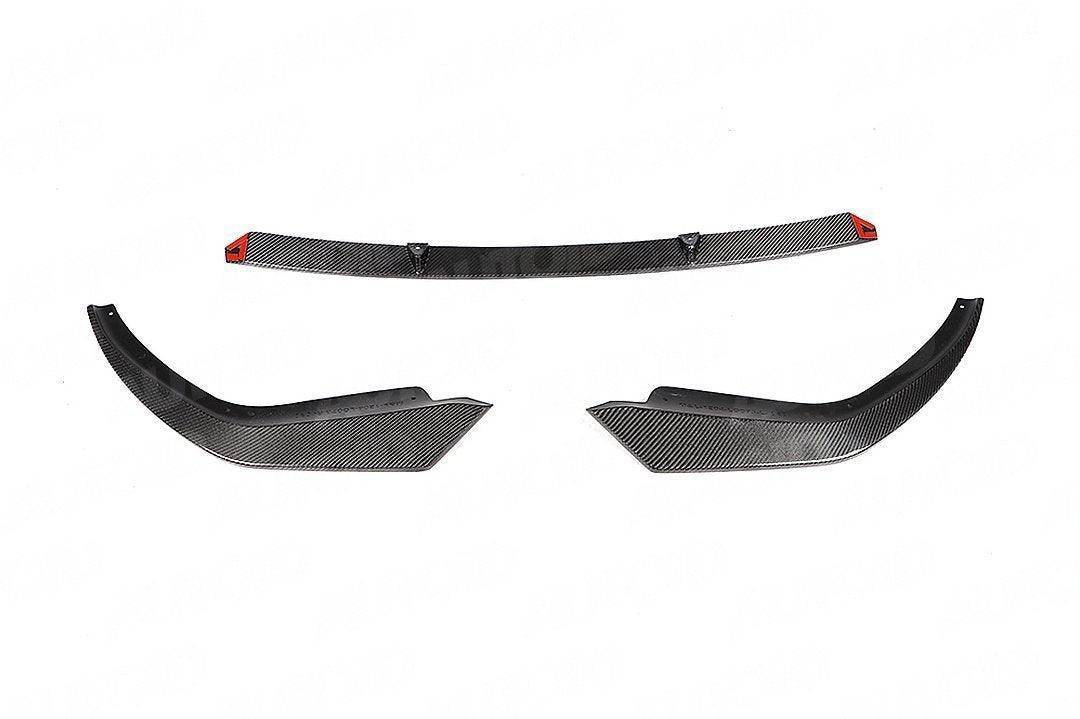 Carbon Fibre Competition Front Splitter for BMW 3 Series Pre - LCI (2018 - 2022, G20 G21) - Evolve Automotive