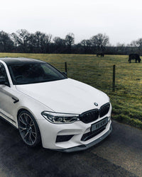 Carbon Fibre Competition Front Splitter for BMW M5 (2017 - 2020, F90) - Evolve Automotive