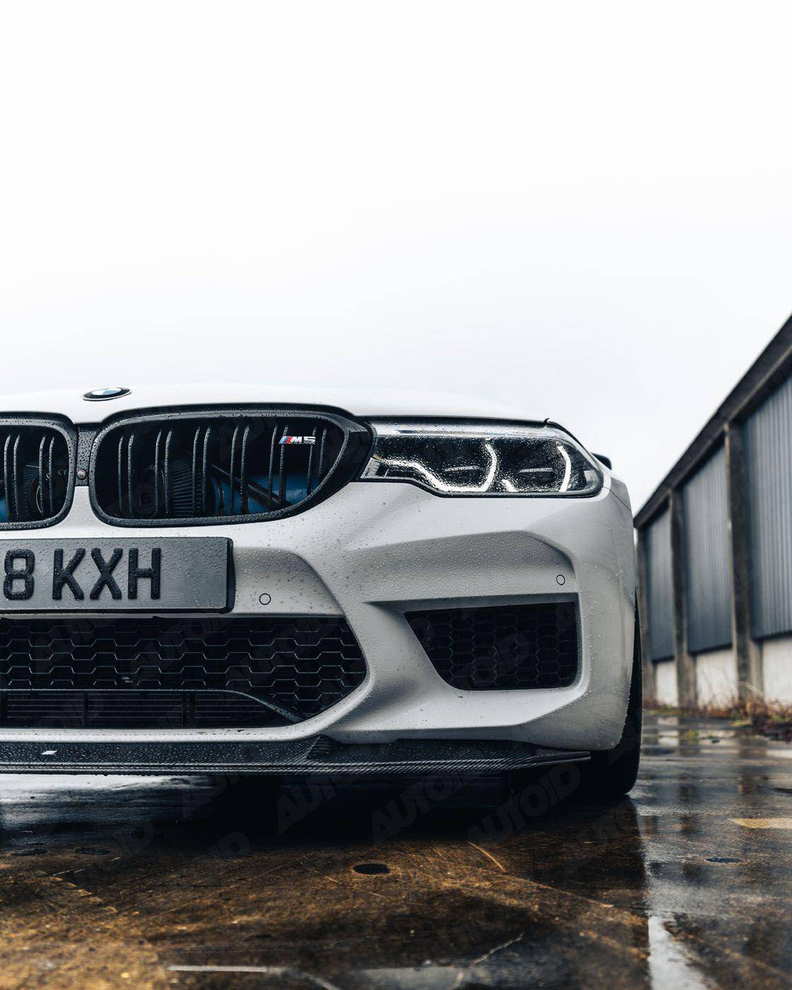 Carbon Fibre Competition Front Splitter for BMW M5 (2017 - 2020, F90) - Evolve Automotive