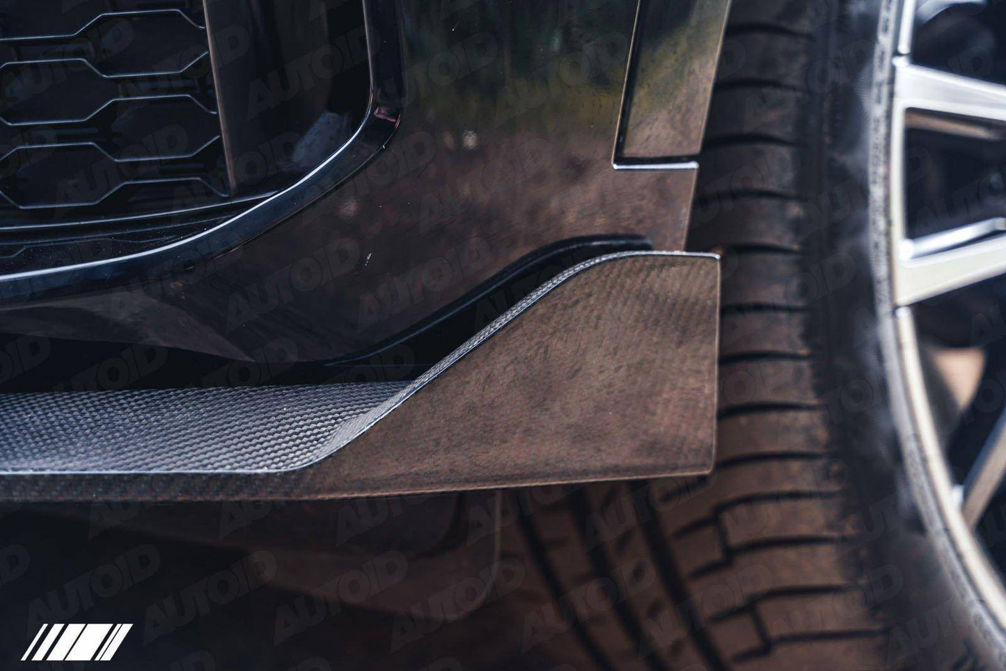Carbon Fibre Competition Front Splitter for BMW X5 (2018+, G05) - Evolve Automotive