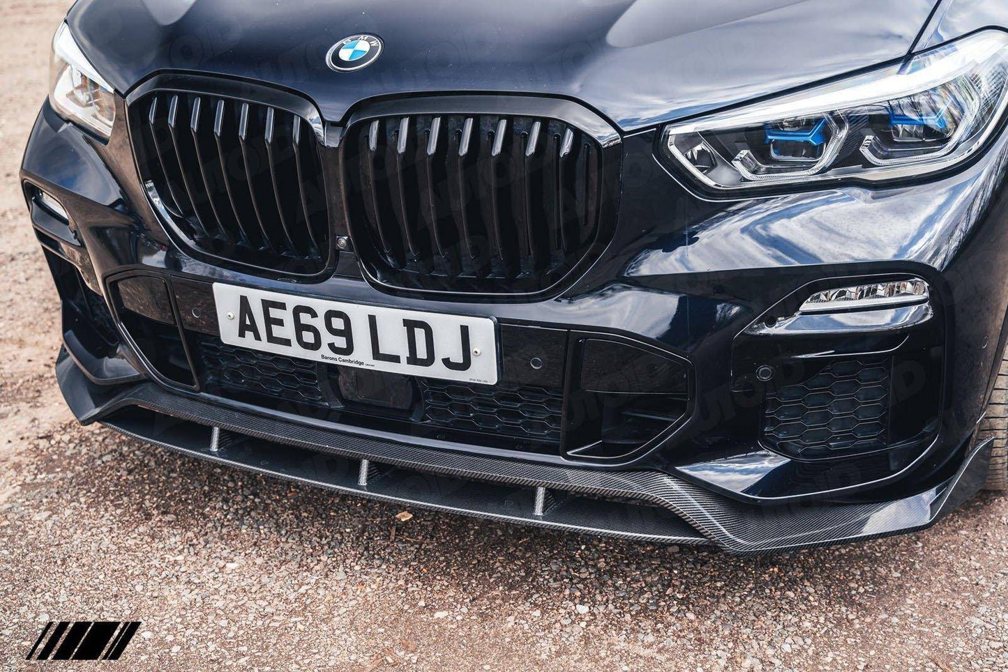 Carbon Fibre Competition Front Splitter for BMW X5 (2018+, G05) - Evolve Automotive
