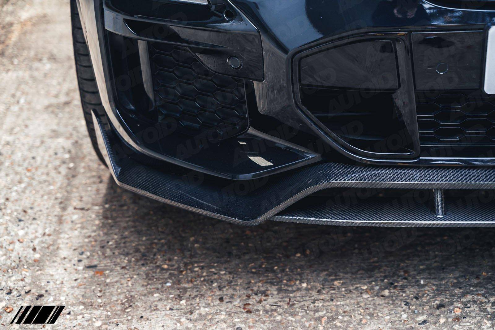 Carbon Fibre Competition Front Splitter for BMW X5 (2018+, G05) - Evolve Automotive