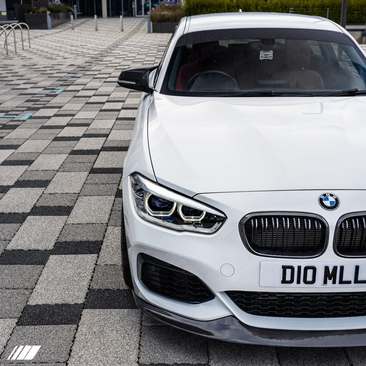Carbon Fibre Double Slat Kidney Grilles for BMW 1 Series (2015 - 2019, LCI F20 F21) - Evolve Automotive