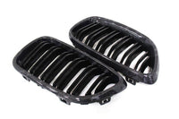 Carbon Fibre Double Slat Kidney Grilles for BMW 2 Series & M2 (2014 - 2020, F22 F87) - Evolve Automotive