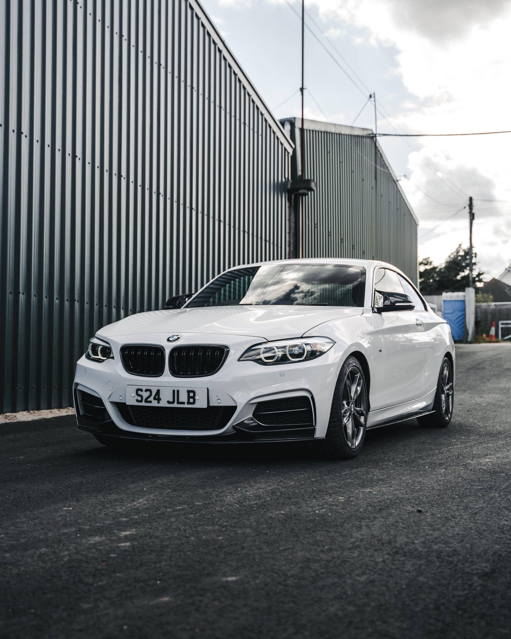 Carbon Fibre Performance Front Splitter for BMW 2 Series (2014 - 2020, F22 F23) - Evolve Automotive