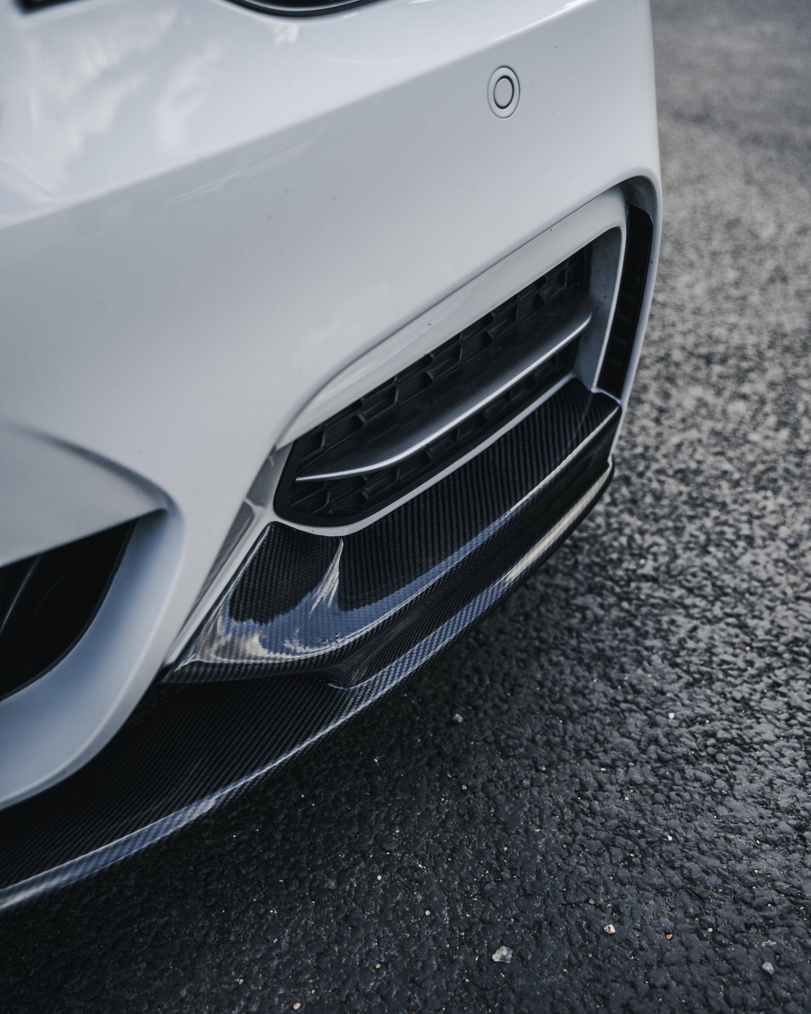 Carbon Fibre Performance Front Splitter for BMW 2 Series (2014 - 2020, F22 F23) - Evolve Automotive