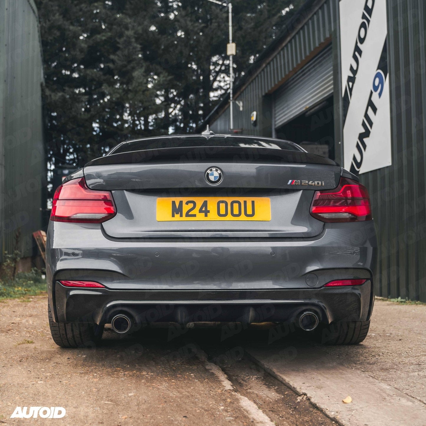 Carbon Fibre Performance Rear Diffuser for BMW M235i & M240i (2014 - 2020, F22 F23) - Evolve Automotive