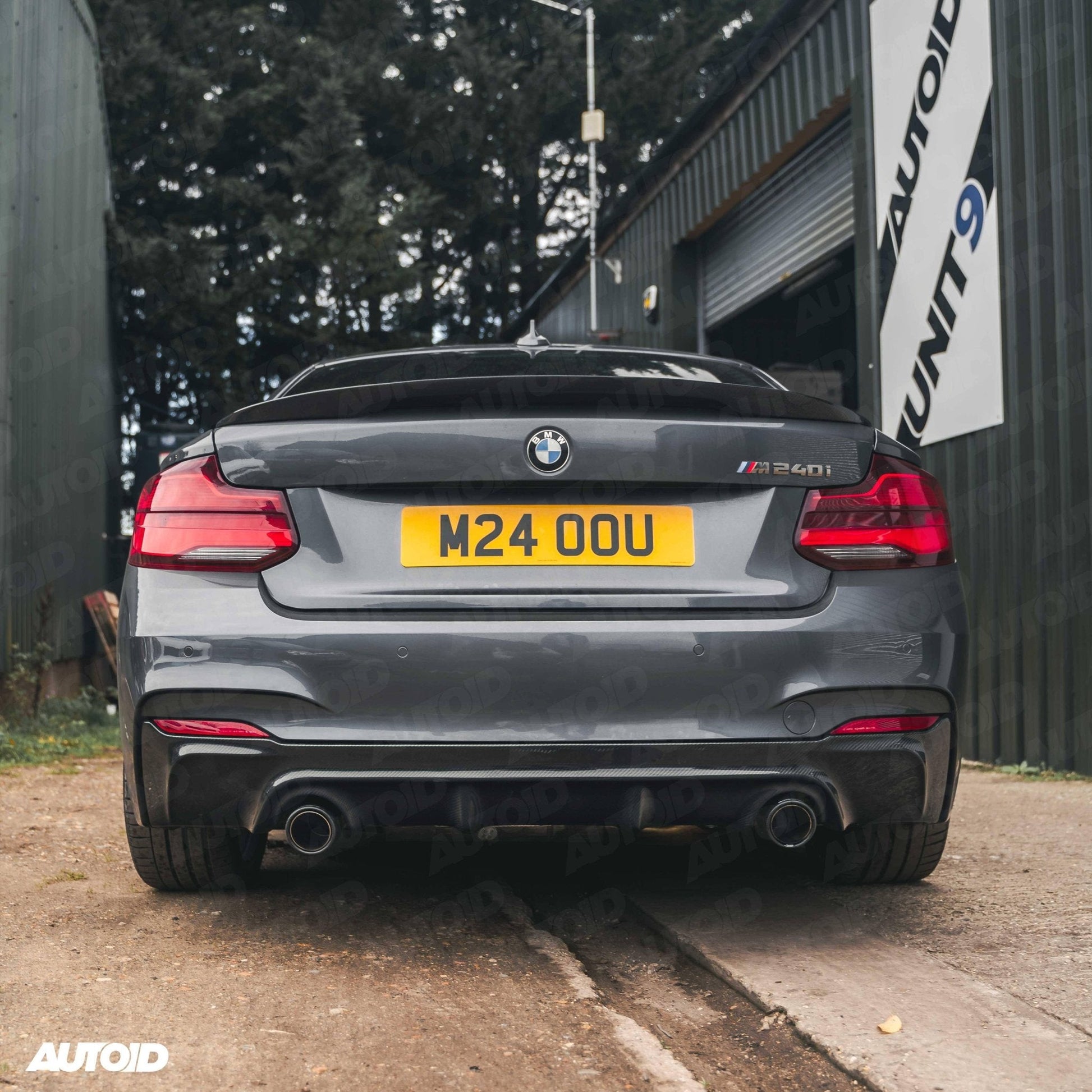 Carbon Fibre Performance Rear Diffuser for BMW M235i & M240i (2014 - 2020, F22 F23) - Evolve Automotive