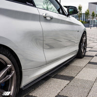 Carbon Fibre Performance Side Skirts for BMW 1 Series & 2 Series (2014 - 2020, F20 F21 F22 F23) - Evolve Automotive