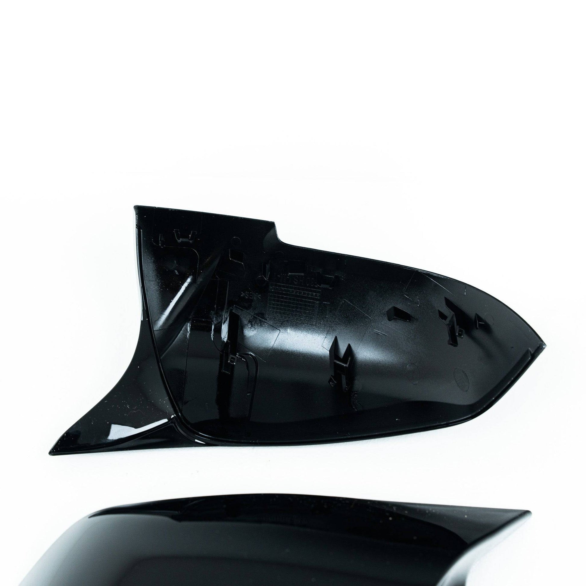 Gloss Black M Style Wing Mirror Covers for BMW (2012 - 2019, F20 F21 F22 F30 F32 F87) - Evolve Automotive