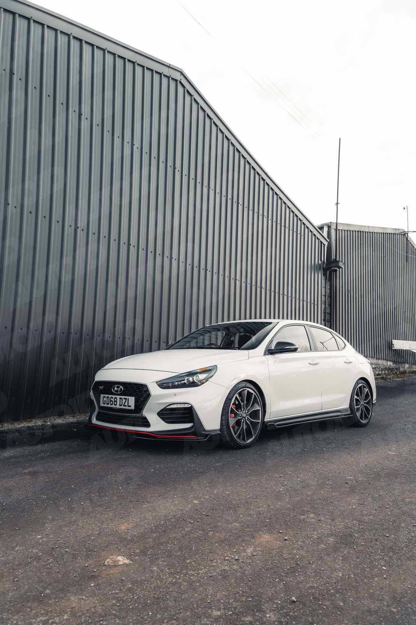 Hyundai i30 N EVO - 1 Gloss Black Side Skirts by ZAERO (2018+) - Evolve Automotive