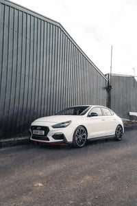 Hyundai i30 N EVO - 1 Gloss Black Side Skirts by ZAERO (2018+) - Evolve Automotive