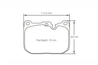 Pagid RSL29 Front Brake Pads - BMW F87 M2 | F80 M3 | F82 M4 - Evolve Automotive