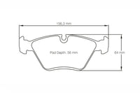 Pagid RSL29 Front Brake Pads - BMW Z3M | Z4M - Evolve Automotive