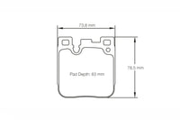 Pagid RSL29 Rear Brake Pads - BMW F87 M2 | F80 M3 | F82 M4 - Evolve Automotive