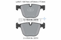 Pagid Street + Rear Brake Pads - BMW E90 | E92 | E93 M3 | CRT | GTS - Evolve Automotive