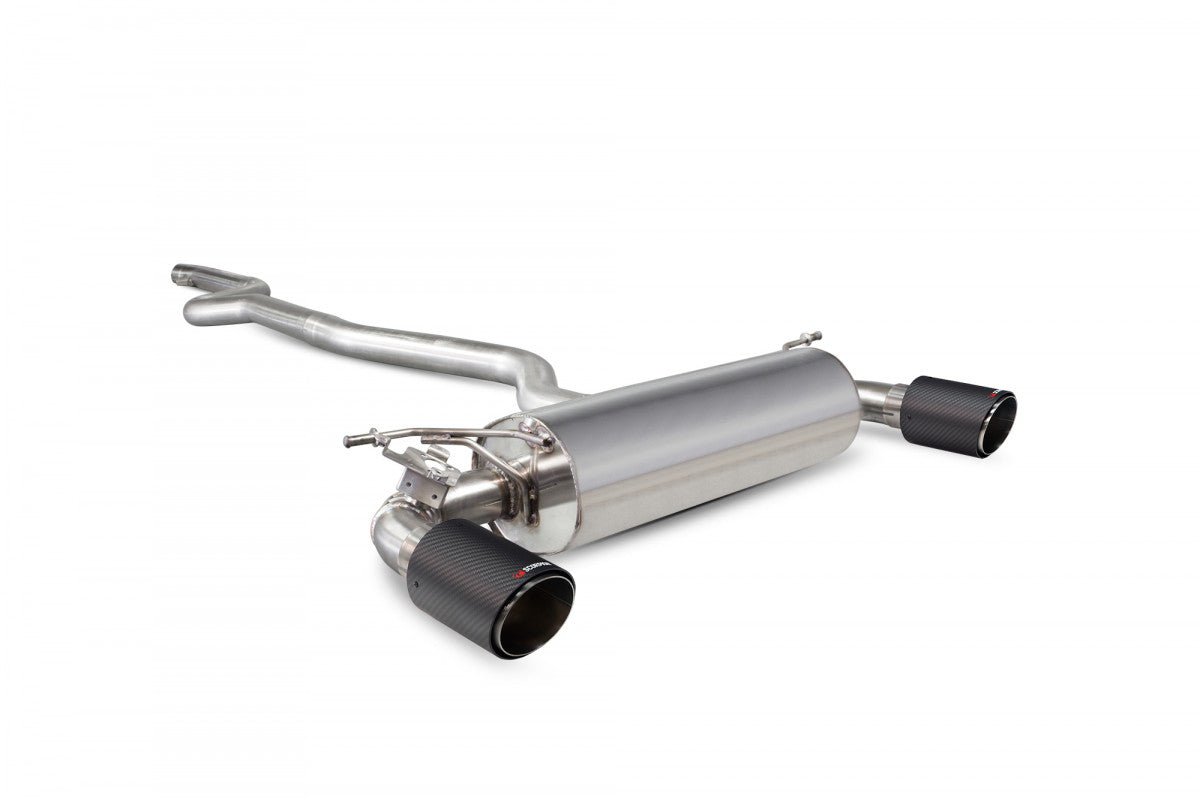 Scorpion Exhausts Non-resonated Cat-Back System With Electronic Valves - BMW 1 Series M140i (Non GPF) - Evolve Automotive