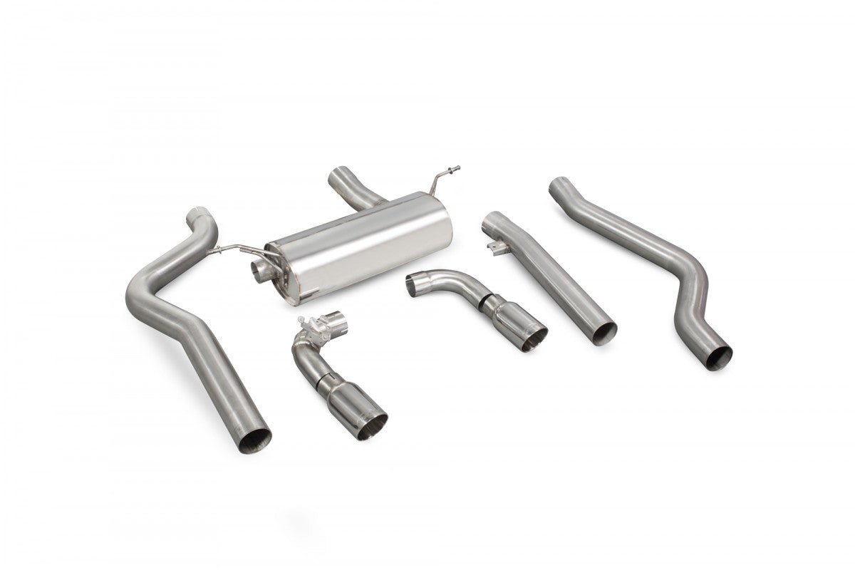 Scorpion Exhausts Non-resonated Cat-back system with electronic valves - BMW 2 Series M240i (Non GPF) - Evolve Automotive