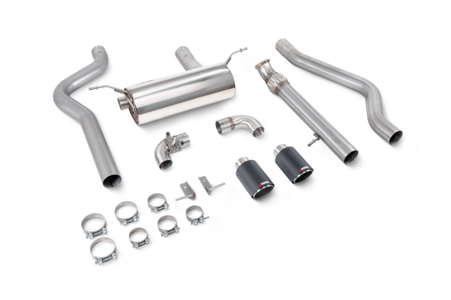 Scorpion Exhausts Non - resonated Valved Cat - back system - BMW 1 Series M135i - Evolve Automotive