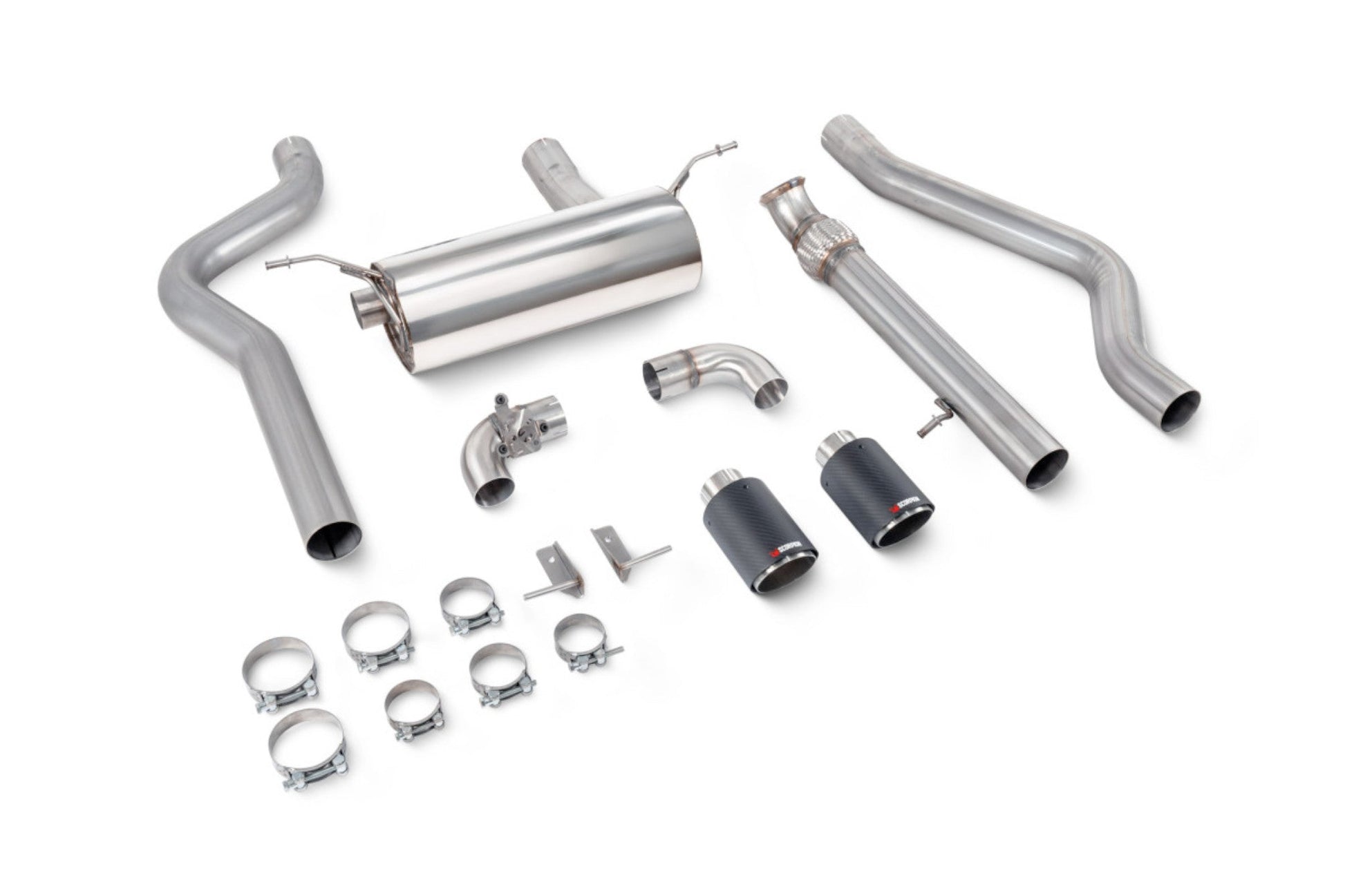 Scorpion Exhausts Non - resonated Valved Cat - back system - BMW 1 Series M135i - Evolve Automotive