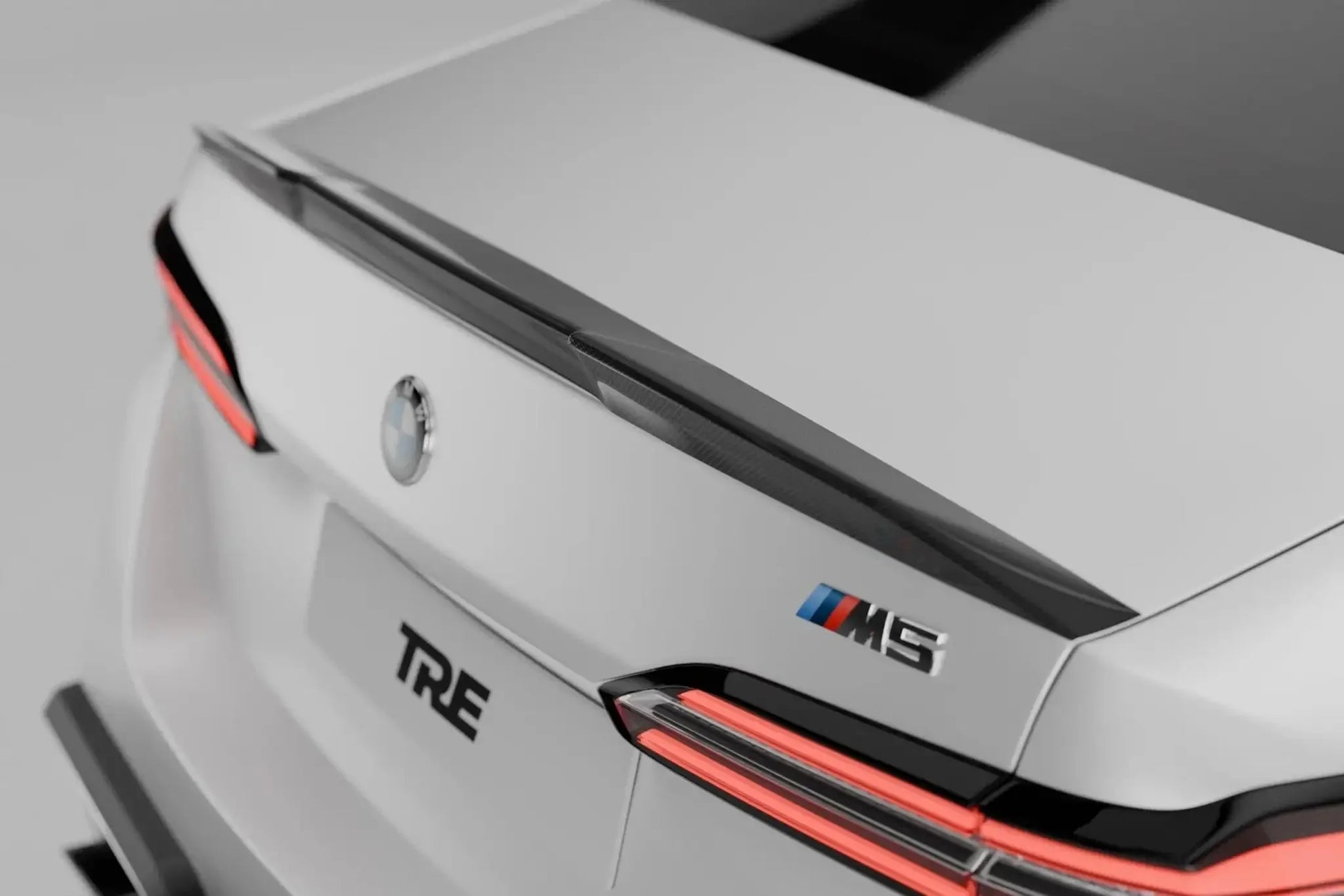 TRE Pre - Preg Carbon Fibre PR - 1 Rear Spoiler - BMW G90 M5 | G60 5 Series - Evolve Automotive