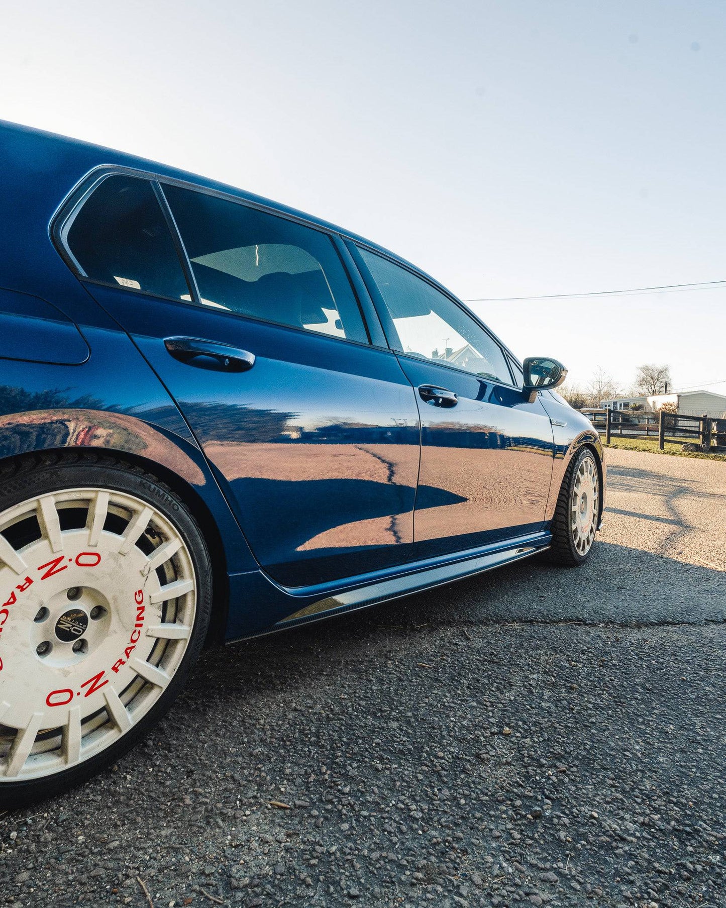 Volkswagen Golf R Mk8 Carbon Fibre ID - 01 Side Skirts (2020+) - Evolve Automotive
