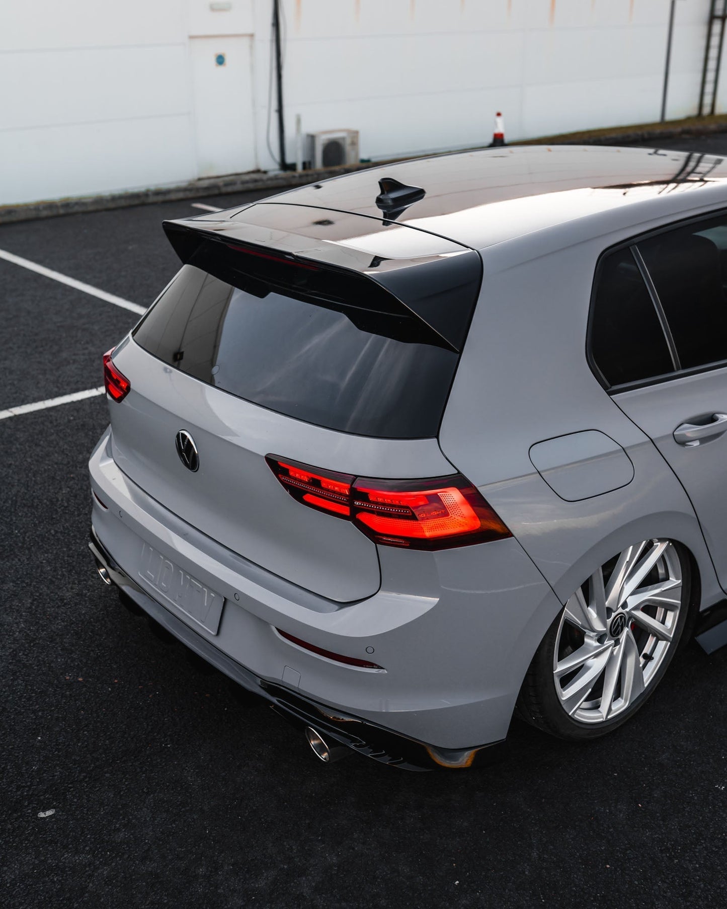 VW Golf R - Line / GTI / R / GTD / GTE Mk8 & Mk8.5 EVO - 1 Gloss Black Rear Spoiler by ZAERO (2020+) - Evolve Automotive